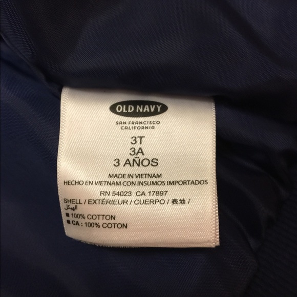 Old Navy toddler girl bomber jacket size 3T - Picture 6 of 6